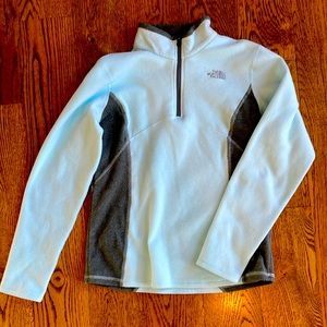 Girls The North Face 1/4 zip Fleece
